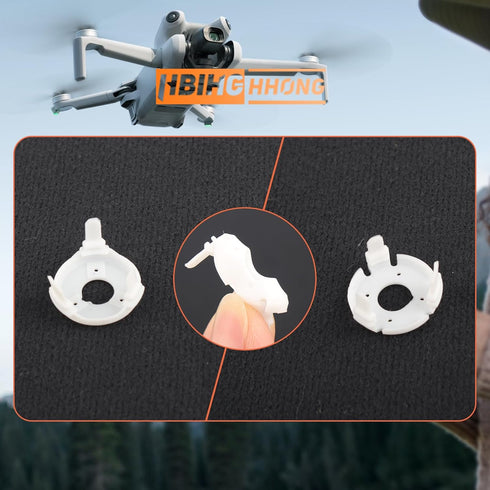 Gimbal Shock Absorption Rubber Replacement for DJI Mini 4 Pro, Camera Shock Absorber Drones Accessories Parts with Tools