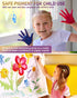 Nicpro 14 Colors Large Washable Paint Set for Kids, 500 ml, Non-Toxic Acrylic Bulk Paint Supplies for Art & Craft