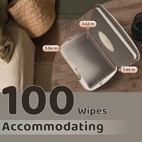 4 GOGO Pure Baby Wet Wipe Warmer and Wet Wipe Dispenser, Advanced Features - Bright Auto Off LED Ample Lights