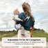 huefain 6-36 (10-30 lbs), Baby Sling Carrier for Infants and Toddlers Months Lightweight & Breathable Cotton Hip