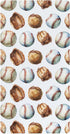 Mazeann Vintage Baseball Ball Crib Sheets Soft Breathable Fitted Cotton Baby Crib Sheets