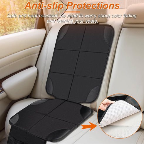Husfunov Protector,2Pack 600D Car Seat Car Seat Cushion,with Thickest Padding and Non-Slip Backing,Waterproof Fabric