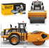 Pupu Pig 3+, Kids Metal Construction Toys - Steam Roller, Upgraded Construction Vehicle with Lights and Sounds