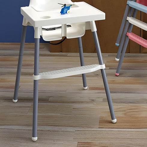 Generic Adjustable Non-Slip Foot Rest for IKEA Antilop High Chair - White