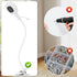 Pyfhy 10FT Baby Monitor Charger Mount Compatible with Nanit Pro Baby Monitor, Clip Clamp Mount with Fully Enclosed