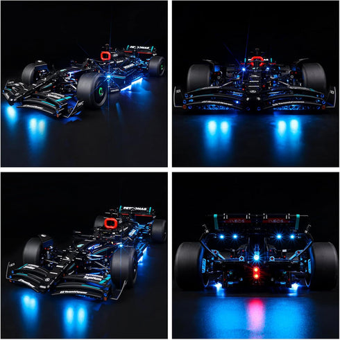 Kyglaring LED Light Kit for Lego Technic Mercedes-AMG F1 W14 - Compatible with Lego 42171, Home or Office Decor