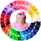 Oaoleer Hair Bows, 30 Colors 4 Inch Grosgrain Ribbon Bows with Alligator Clips for Girls and Kids