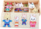 Wooden Jigsaw Puzzle 72 Pcs – Kids Early Educational Dress-Up Puzzle Set