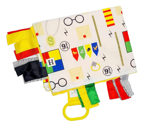 Baby Jack & Co 14x18” Wizard Lovey Tag Toys for Babies, Soft & Safe, BPA Free with Stroller Clip