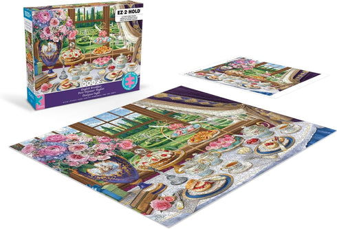 1000 Ceaco - English Breakfast - Oversized Piece Jigsaw Puzzle