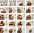 AHYUAN Handmade Wooden Puzzle Magic Ball, Brain Teasers Toy for Children and Adults (3 x 3 x 3 inch)