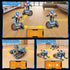 5-in-1 STEM Building Toys with LED Light, 604 PCS RC Tech Tank Robot Sleigh Gift for Kids Ages 6-12+