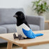 ZHONGXIN MADE 12inch Magpie Plush Toy - Realistic Black Magpie Bird Stuffed Animal, Cute Little Bird Raven Plush as