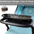 Wanateber Universal Stroller Snack Tray, Double-Layer Removable Stroller Snack Tray Attachment with Strollers Cup