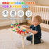 1+ 1-3, 8 1 Activity Table for Year Old, Montessori Wooden Toys for Toddlers in Baby Activity Table, Educational