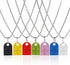 Caiyao Multicolor Heart Peach Puzzle Couple Necklace Bricks Puzzle Assembled Pendant Necklace Love Heart Matching Block