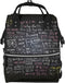 HCBPWVQA Math Backdrop Diaper Bag with Changing Pad and Pacifier Holder, Multifunction Laptop