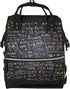 HCBPWVQA Math Backdrop Diaper Bag with Changing Pad and Pacifier Holder, Multifunction Laptop