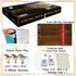 11 2 2 Jyquorp Horse Race Board Game Racing Game Thickened Solid Wood with Luxurious Durable Classic Metal Horses