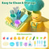 CUTE STONE Play Sink with Running Water - Kitchen Sink Toys with Play Food and Utensils for Children Role Play
