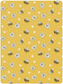 miaozhen 1 Pack 52x28 Cotton Baby Crib Sheets for Boys Girls Soft Stretchy Sweet Yellow Daisy Bee Toddler Bed Cover