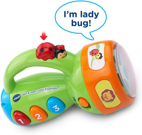 Lime Green VTech Spin and Learn Flashlight