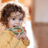 Baby Teething Toys for 0-6 Months, Set of 3 BPA Free Soft Bear Ring Silicone Teether for Sore Gums