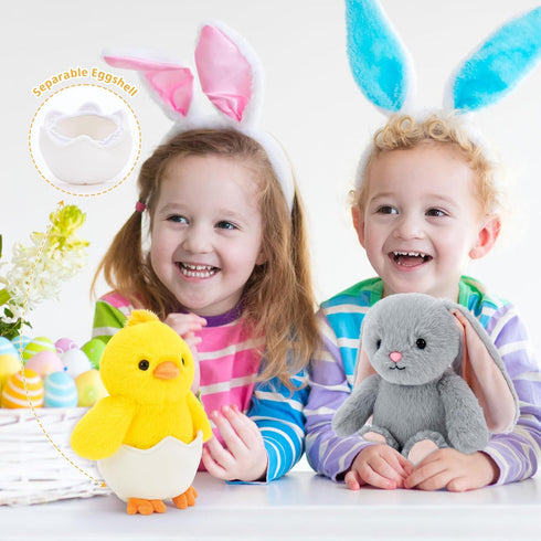 6-Pack Set 10 MaoGoLan Stuffed Farm Animal Bulk Plush Toys Soft Stuffed Animals for Kids, Girls - Party Decor