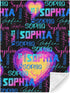 Personalized Custom Baby Blanket with Name - Fleece Bed Throw Blanket Swaddle for Newborns to Toddlers - Perfect