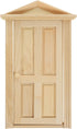 1 12 1 12 Zerodeko Dollhouse Door Scale, Mini Wooden Door, Dollhouse Front Scale, Mini Wooden for Dolls DIY Furniture
