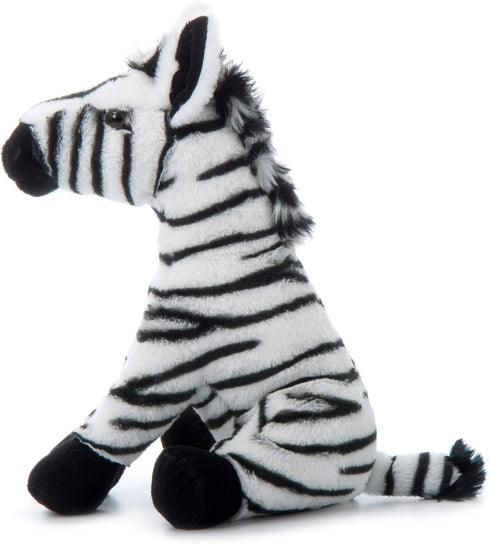12 inches The Petting Zoo Zebra Stuffed Animal, Gifts for Kids, Wild Onez Zoo Animals, Zebra Plush Toy