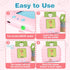 Cards-296 1 2 3 4 Toddler Girls Toys Talking Flash Sight Words, Educational Toys for Year Old, Speech Therapy&Autism