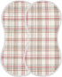 decor gift 4 Pack 22x11in Cotton Burp Cloth Soft and Absorbent? Mars Plaid Offwhite Buffallo Milk Spit Up Cloth