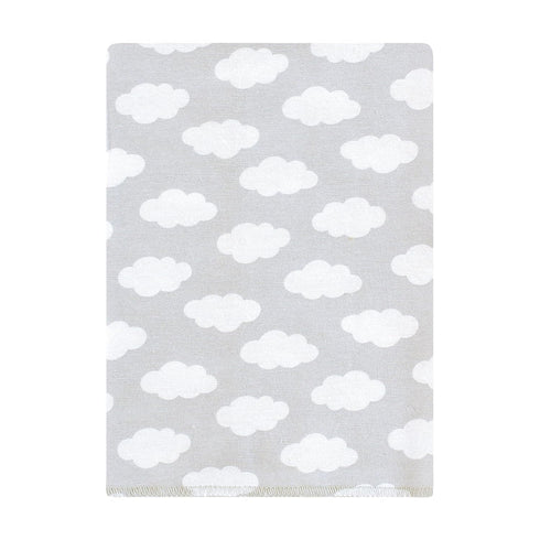 Hudson Baby Unisex Baby Flannel Burp Cloth 12pk, One Size, Teal Elephant
