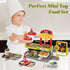 Set: 3+ Kids BBQ Grill Play Coffee, Card Reader, Cash Register, Play Food (Grilled Fish, Wings, Kebabs, Sausages), Play