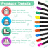 Jutom 38 Pcs DIY Baby Bibs Decorating Sets, 14 White Baby Bibs, 10 Fabric Paint Markers, 14 Stencils