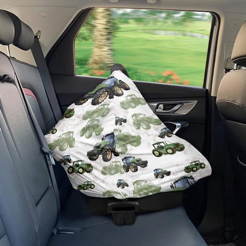 Binienty Womens Nursing Cover Breastfeeding Scarf, Truck Tractor Print Baby Car Seat Covers Multi Use Newborn