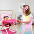 (DH010-PINK) Anivia Baby Doll High Chair, Toy High Chair for Baby Doll