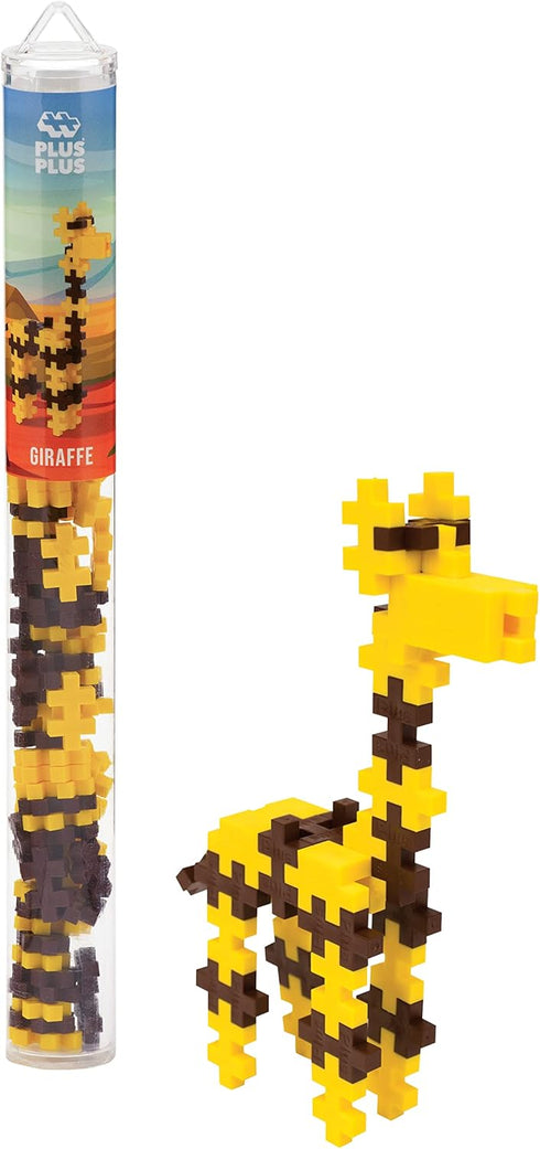 Plus Plus 3D Animal Figure Building Block Set with 70 Mini Interlocking Puzzle Pieces - Fun STEM Toys for Kids -