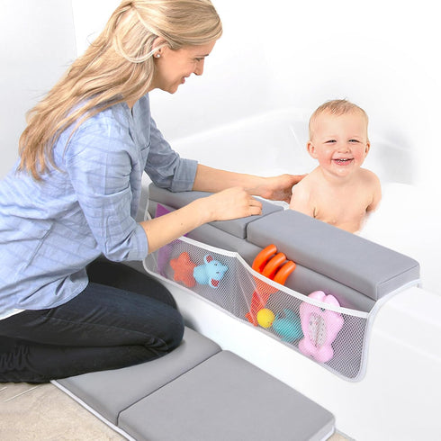 Elbow Set 1.5'' beiens Bath Kneeler and Rest Pad - Comfortable Baby Bath Kneeler Pads, Thick Quick Dry Kneeling Pad