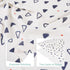 3-Pack 47" 47" Set, HECCEI Soft Large Swaddle Blankets x Muslin Swaddle Blankets for Girls & Boys, Baby Receiving