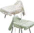 CoolaPeach 2-Pack Long Sleeve Baby Bib,Coverall Baby Bibs for Eating,Waterproof,Attaches to Highchair&Table,Ages 1