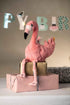 Steiff Jill Plush Flamingo, Premium Stuffed Animal for Kids, 12" Pink