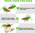 16Pcs Plastic Grasshoppers Toys for Kids, Fake Bugs Easter Party Favors for Insect Themed Party