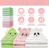 Generic 14 Set, 3 11 PCS Thicken Baby Towels PCS Soft Hooded Baby Towels & PCS Washcloths, Baby Bath Towels