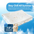 GML 0.4 27.5x47 Bunny Cooling Crib Mattress Pad Waterproof, Breathable Baby Mattress Protector for Toddler Bed