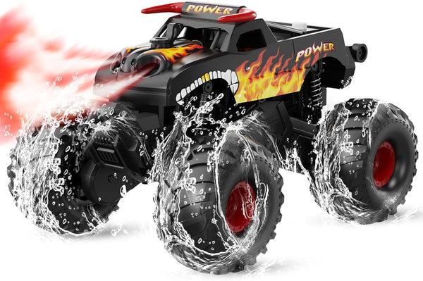 Alotwan Remote Control Monster Truck Waterproof - 1:16 Scale RC Truck, Rc