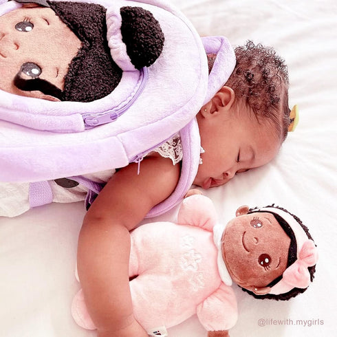 OUOZZZ 10" 1 Black Baby Doll - Year Old Girl Birthday Gifts First African American Baby Dolls for Toddler Girl Toys