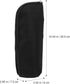 Insulated Milk Bottle Pouch for Babies Black Thermal Feeding Bottle Bag with Zippered Closure for Travel and Daily Use