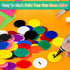 Coopay 1200 Pcs 1.5 Inch Plastic Poker Chips, Bingo Chips, 10 Colors Counting Discs for Math Practice & Games, 38 mm